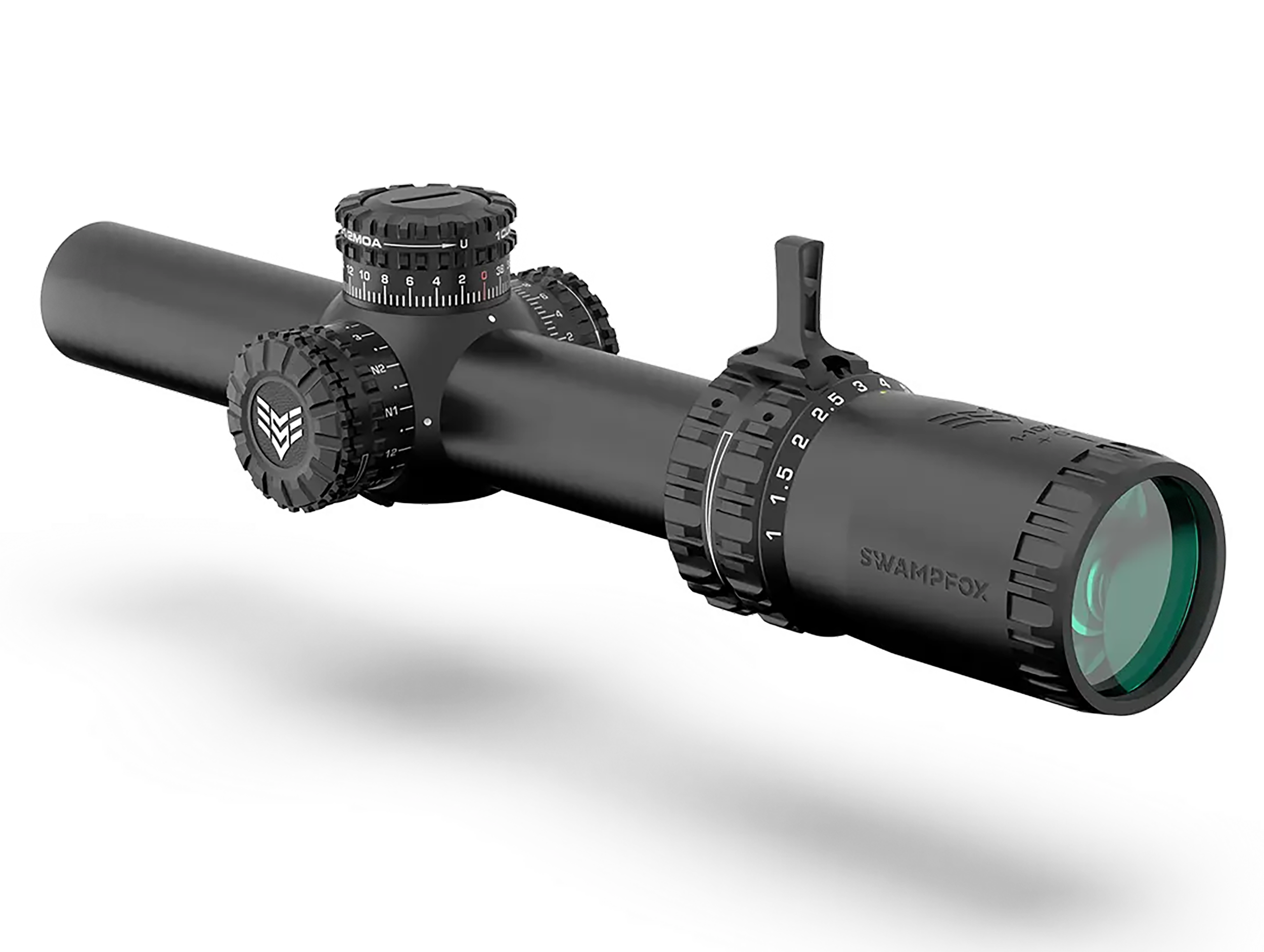 Swampfox Optics ARH11024B Arrowhead  Black 1-10x 24mm 30mm Tube Guerrilla Dot BDC Reticle