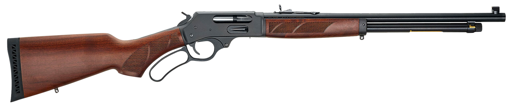 Henry H018G410R Side Gate  Full Size 410 Bore Lever 2.50" 6+1 19.75" Blued Steel Barrel, Blued Drilled & Tapped Steel Receiver, Fixed American Walnut Stock, Right Hand