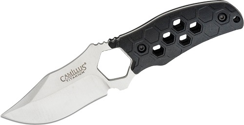 CAMILLUS COMB FIXED BLADE 3.5" SS BLADE HONEYCOMB BLACK