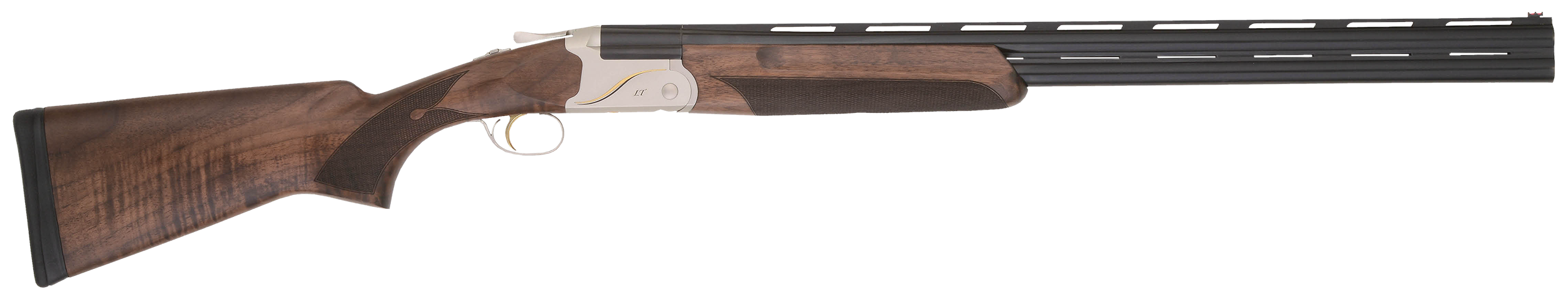 TriStar 33144 Trinity II LT Full Size 20 Gauge Break Open 3" 2rd 28" Black Over/Under Vent Rib Barrel, Engraved Silver Aluminum Receiver, Fixed Turkish Walnut Stock, Right Hand