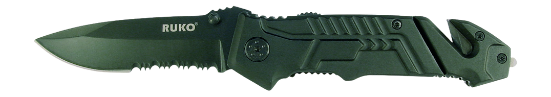 Ruko 3.25" Rubber Handle Folding Knife