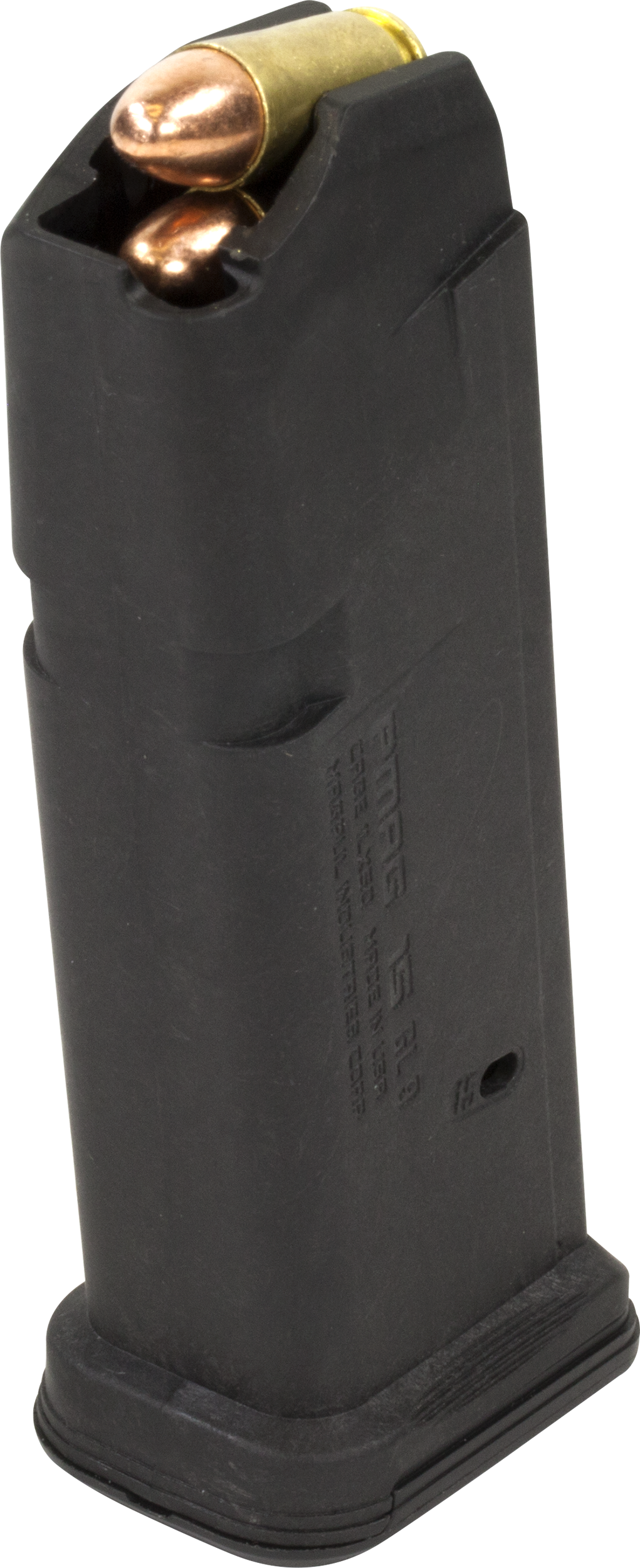 Magpul MAG550BLK PMAG GL9 15rd 9mm Luger Compatible w/Glock 19 Black Polymer