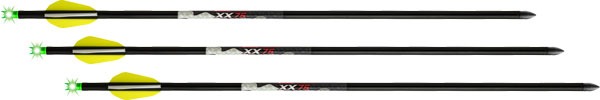 WICKED RIDGE XBOW ARROW XX75 20" ALUMINUM ALPHA BRITE 3PK!!