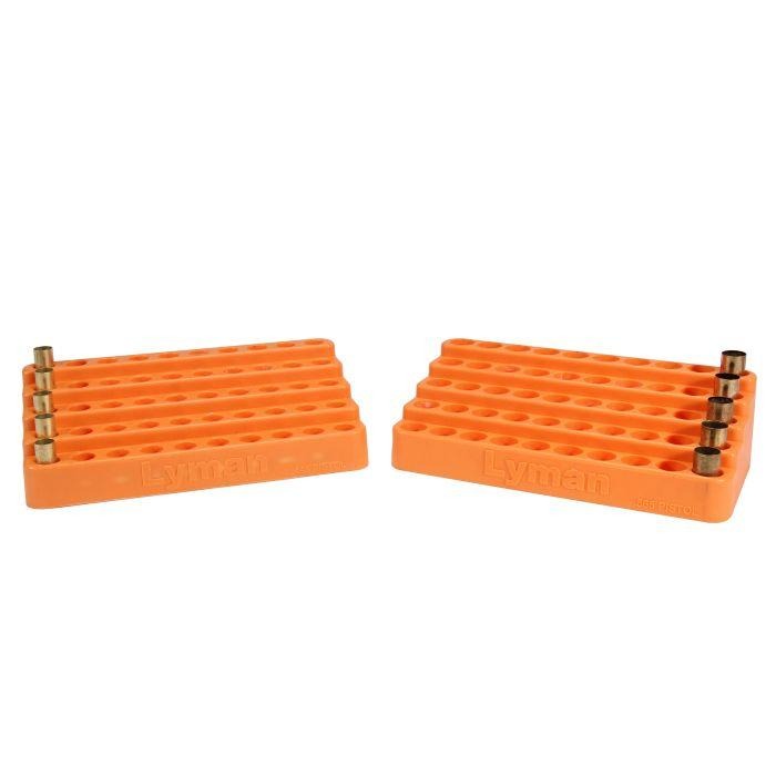 Lyman Bleacher Loading Block for Large Caliber Handguns .565 hole size fits: .44 Mag .45 ACP. 45 GAP .45 Colt .454 Casull .460 S&W .500 S&W