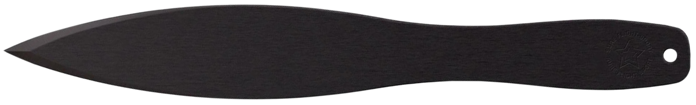 Cold Steel CS80STK12Z Sure Flight Sport 7.25" Fixed Spear Point Plain Black 1055 Carbon Steel Blade, 4.75" Black Polypropylene Handle