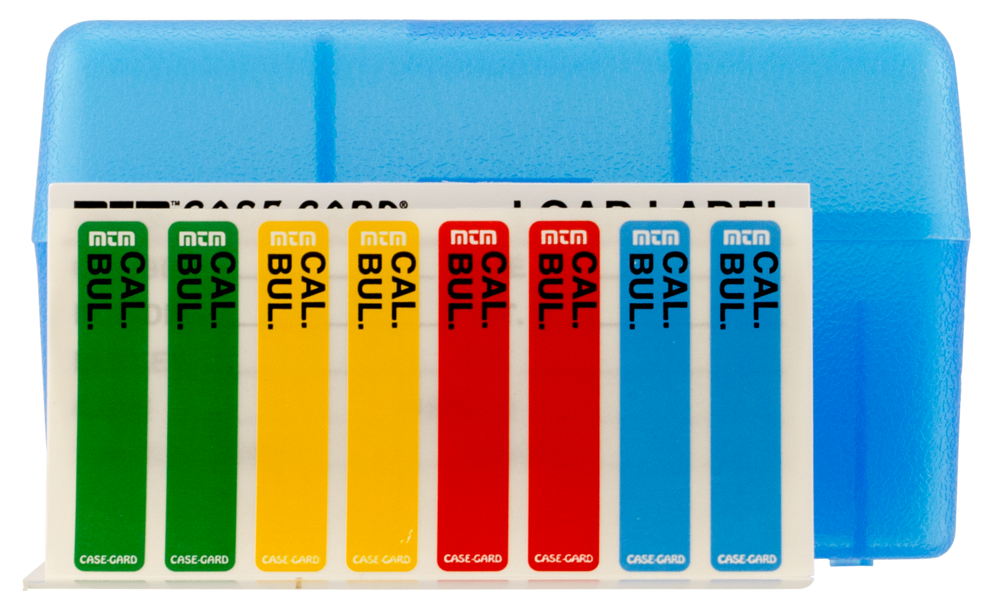 MTM Case-Gard RS5024 Case-Gard R-50 Multi-Caliber Clear Blue Polypropylene 50rd