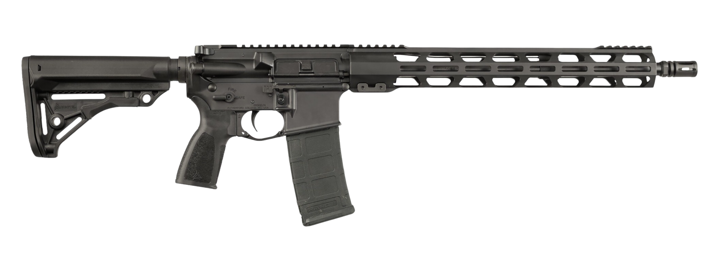 ZRO Delta 223WYZU0007 ZULU2 223 Wylde 30+1 16" Black Nitride Barrel, Black Cerakote Aluminum Receiver w/Picatinny Rail, M-LOK Handguard, Adjustable Thril Black Polymer Stock, Black A2 Grip