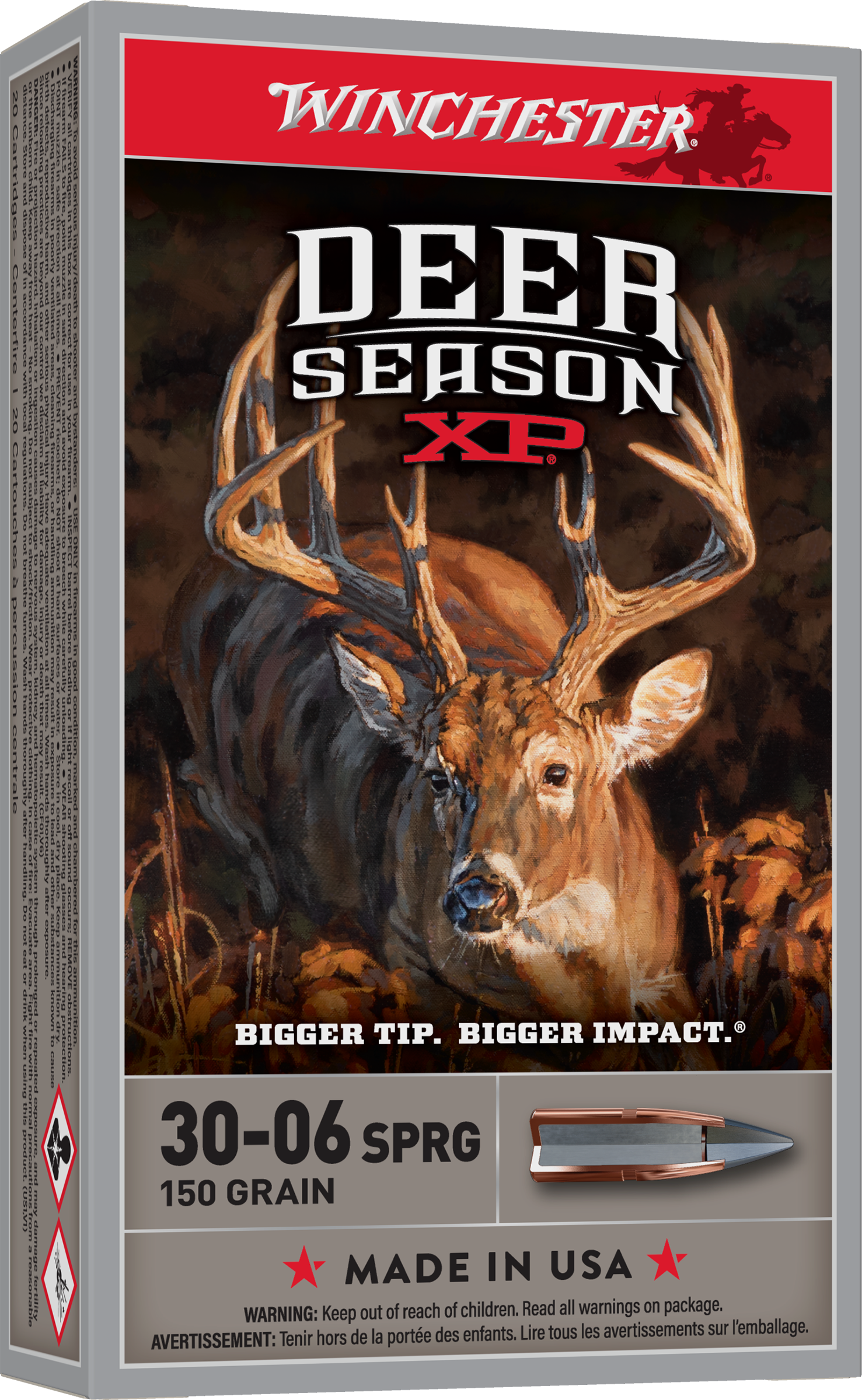 Winchester Ammo X3006DS Deer Season XP 30-06Springfield 150gr Extreme Point 20 Per Box/10 Case