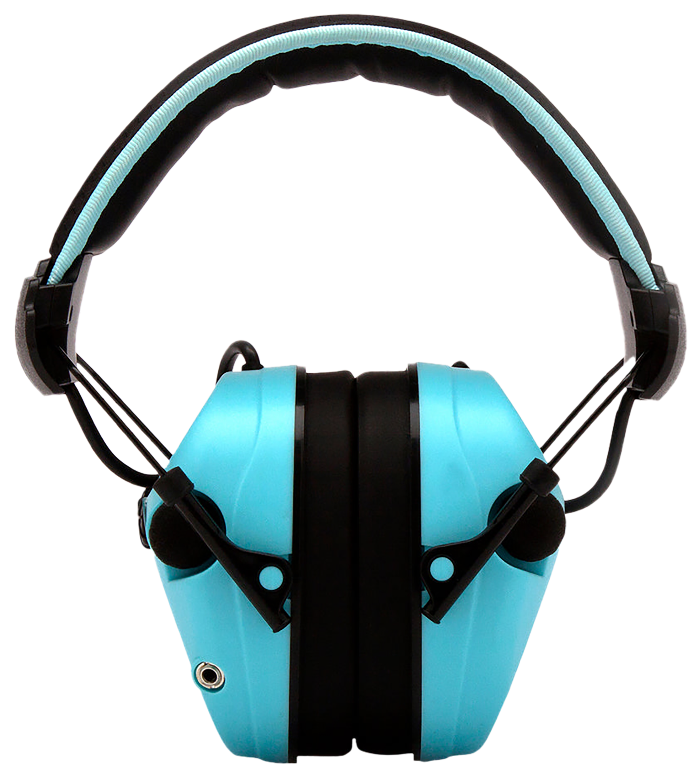 Pyramex VGPME26 Venture Gear Sentinel Muff Polymer 26 dB Over the Head Powder Blue/Black Adult 1 Pair