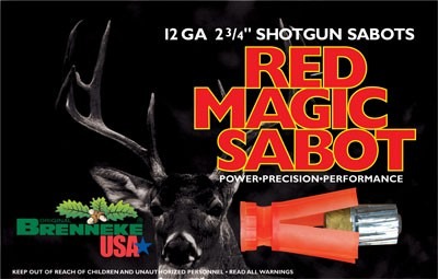 BRENNEKE USA RED MAGIC 12GA 2.75" 1OZ SABOT 5RD 50BX/CS
