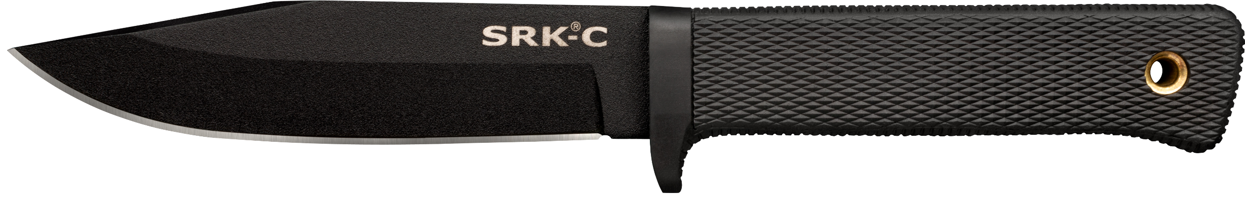 Cold Steel CS-49LCKD SRK Compact 5" Fixed Plain Black Tuff-Ex Finish SK-5 Steel Blade/Black Kray-Ex Handle Includes Sheath