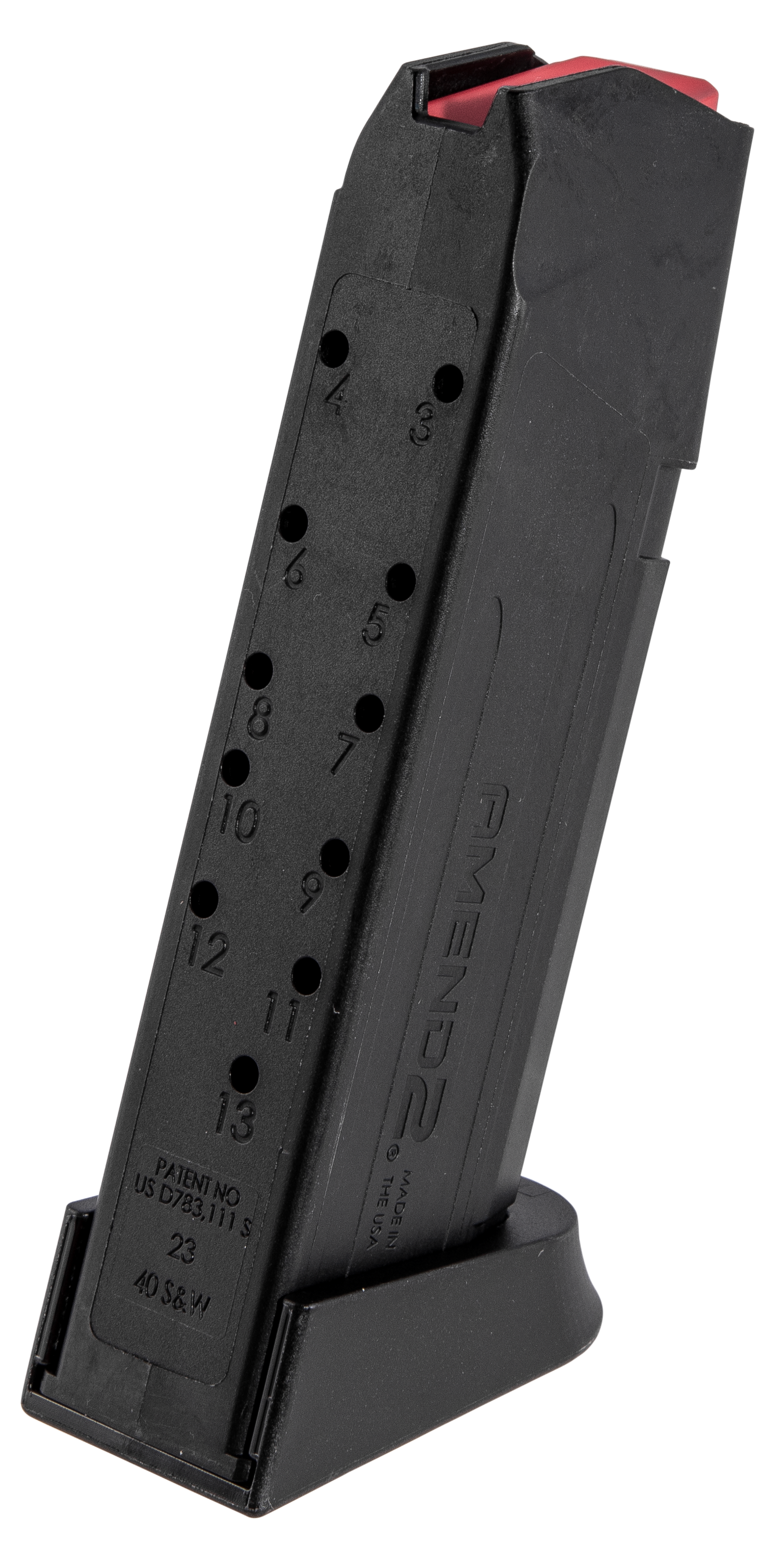 Amend2 A2GLOCK23BLK A2-23  13rd 40 S&W Compatible w/Glock 23 Black Polymer