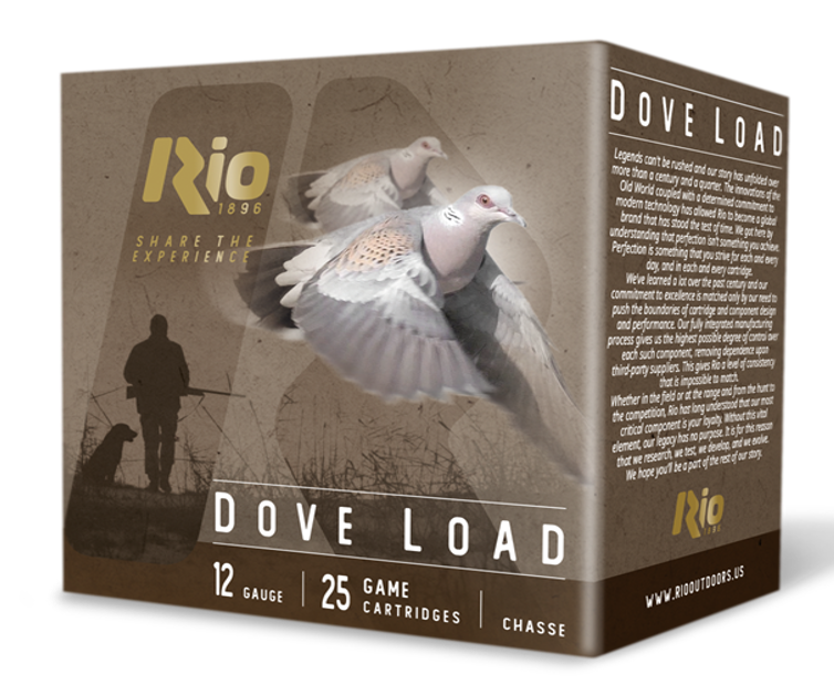 RIO RDL288 DOVE LOAD 12G 2-3/4 8 25/10