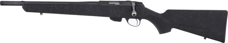 TIKKA T1X LEFT HAND 17HMR 16" THREADED BLUED/ROUGHTECH EMRL<