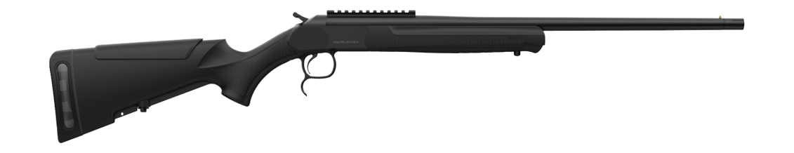 Retay USA GML270BLK20 Gamelander 270 Win 1rd 20" Black Chrome Single Shot Barrel, Black Chrome Steel Receiver w/Picatinny Rail, Matte Black Adjustable Cheek Piece Synthetic Stock, Ambidextrous