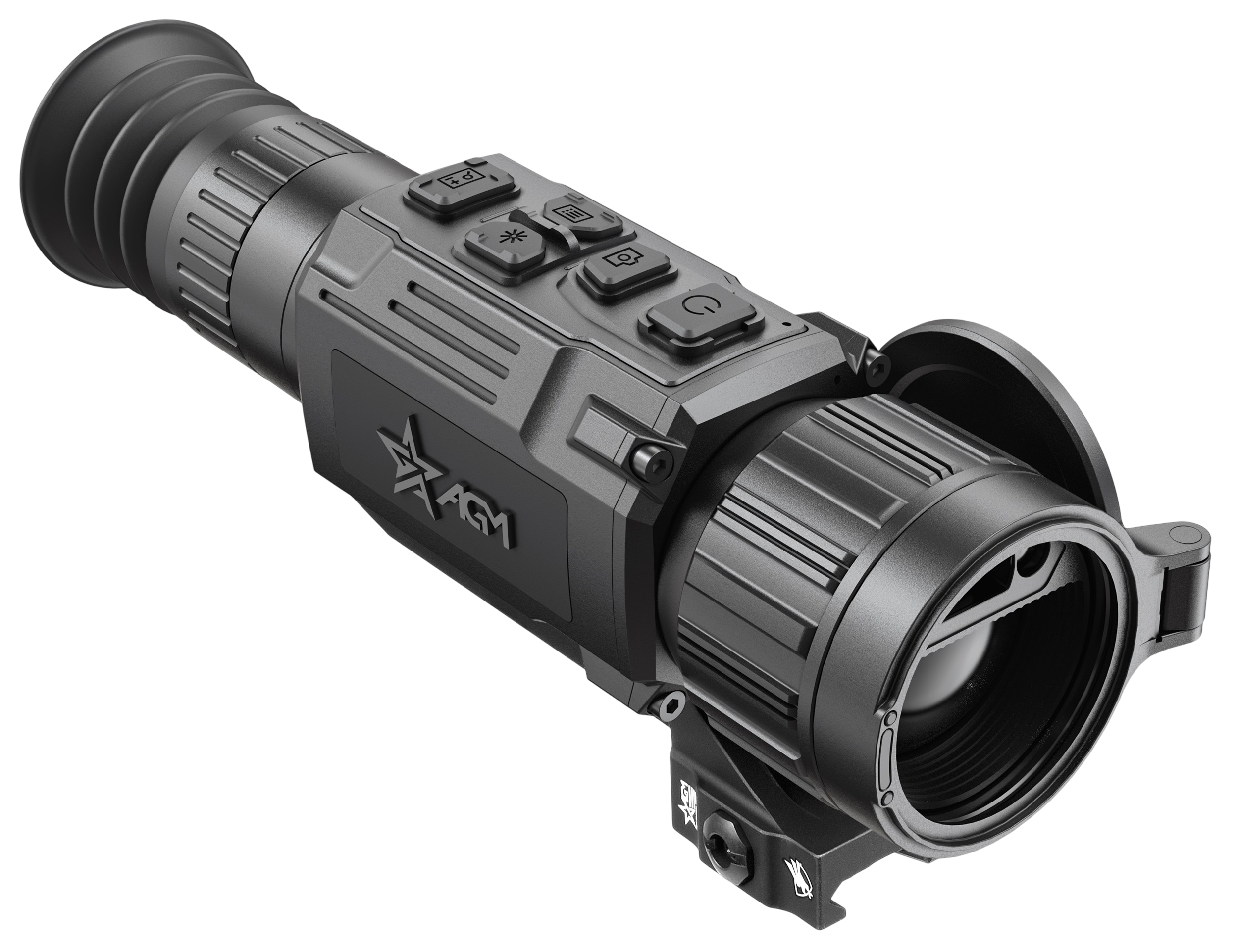 AGM Global Vision RATT35-640-V3 Rattler V3 35-640 Thermal Black 2.5x 35mm 640x512, 50 Hz Resolution