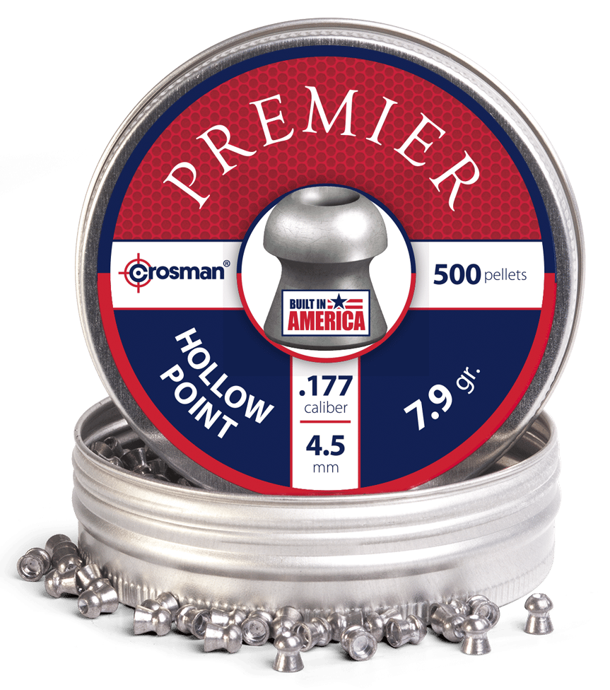 Crosman LHP77 Premier Hollow Point 177 Lead Hollow Point 500/Tin