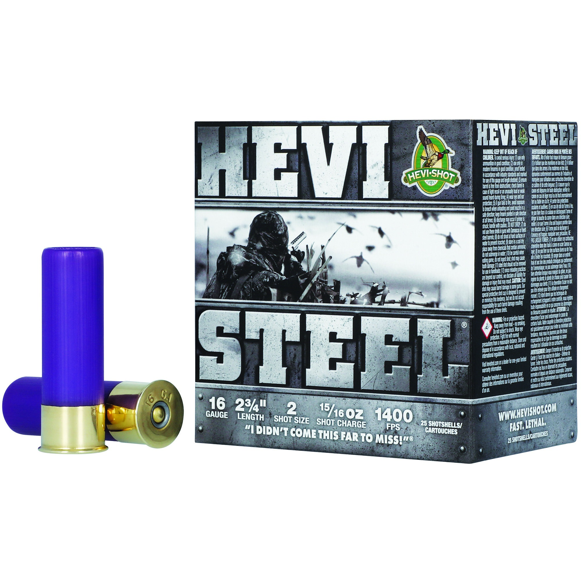 HEVI-STEEL 16GA 2.75" 15/16OZ #2
