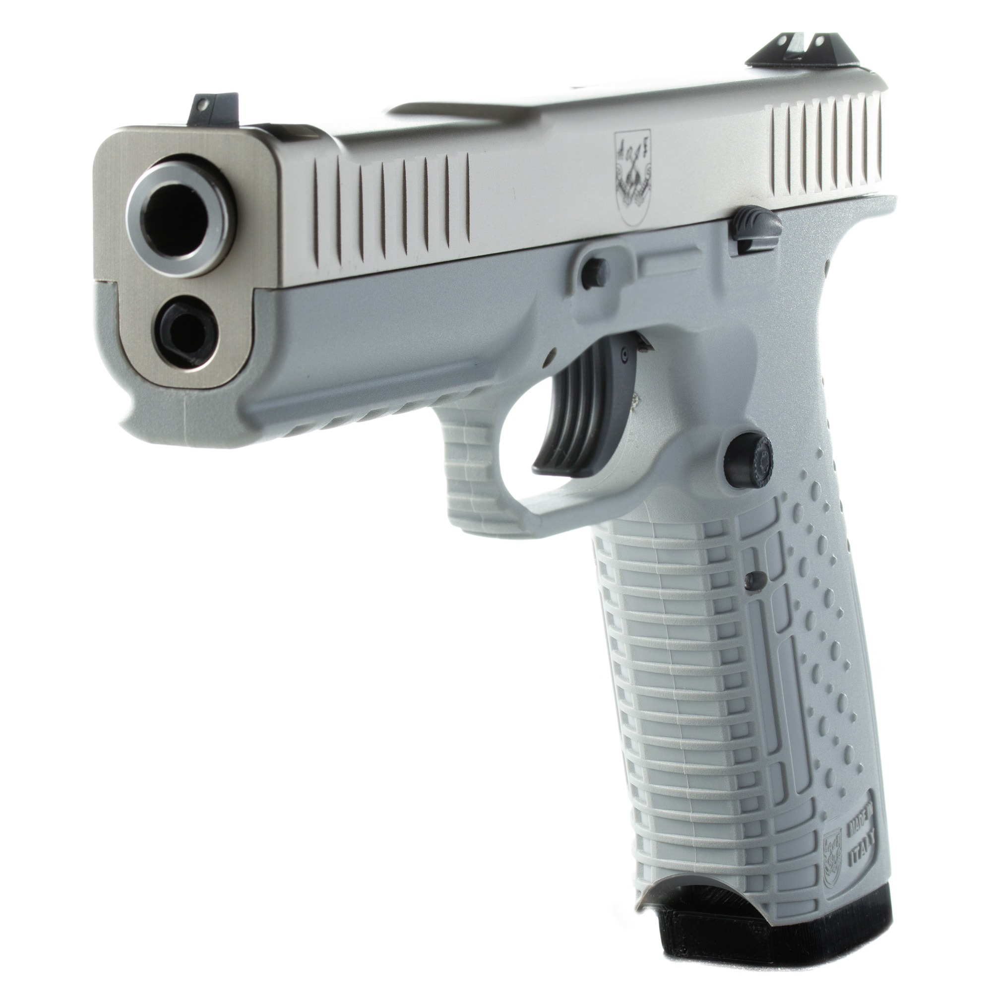 AMPF STRIKE ONE 9MM 5" 17RD SILVER