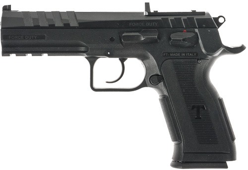 TANFOGLIO FORCE DUTY 9MM 4.9" 17RD POLY OPTIC READY BLACK