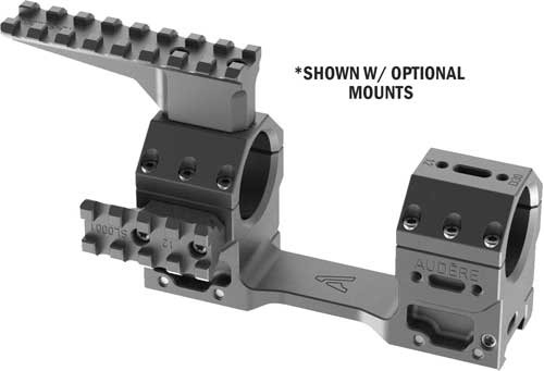 AUDERE SCOPE MOUNT ADVERSUS 30MM HIGH BLACK