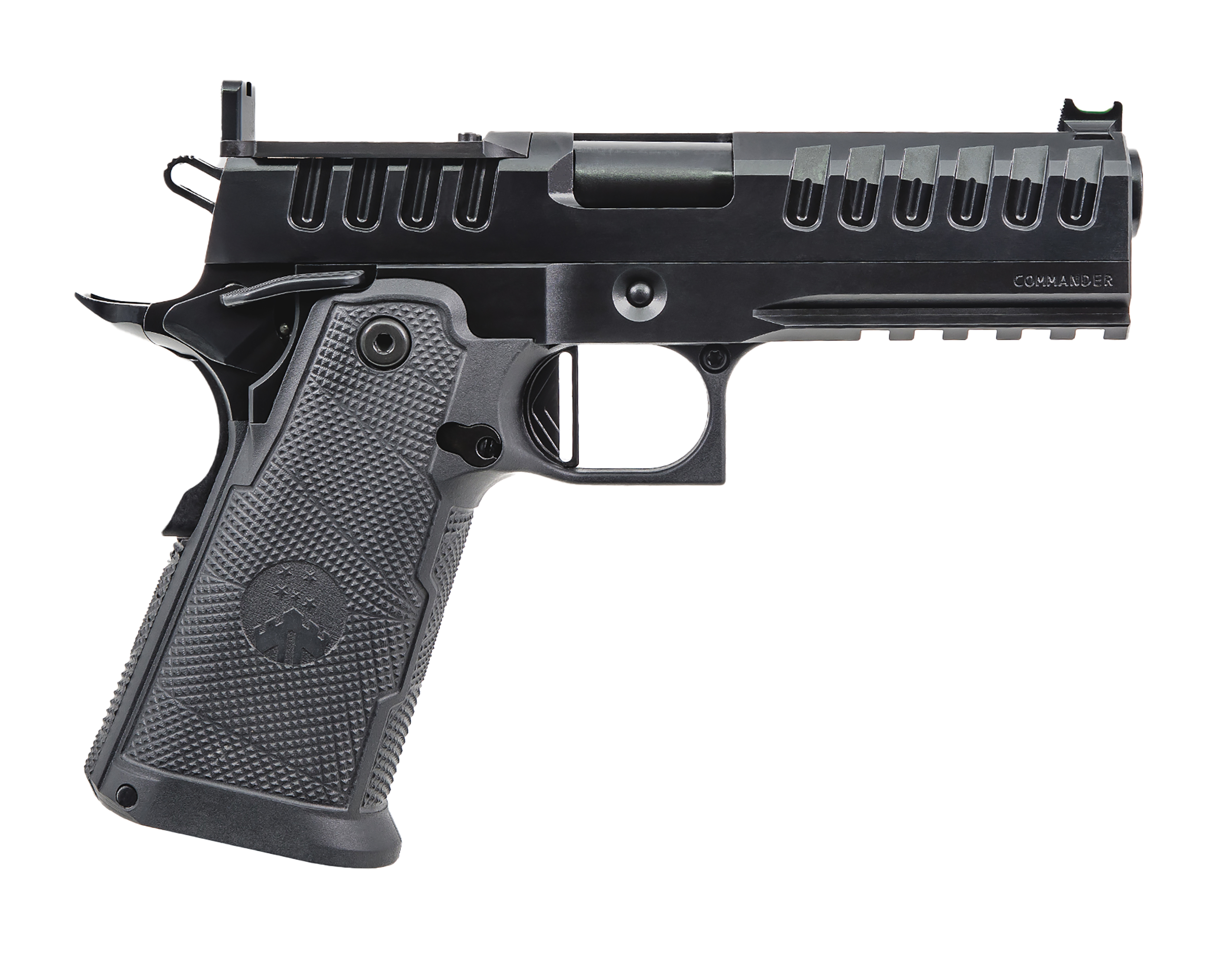 Watchtower Firearms APACHE9MMCMNDRBLK Apache  Commander Frame 9mm Luger 15+1 4.25" Threaded Barrel Steel Slide Black PVD