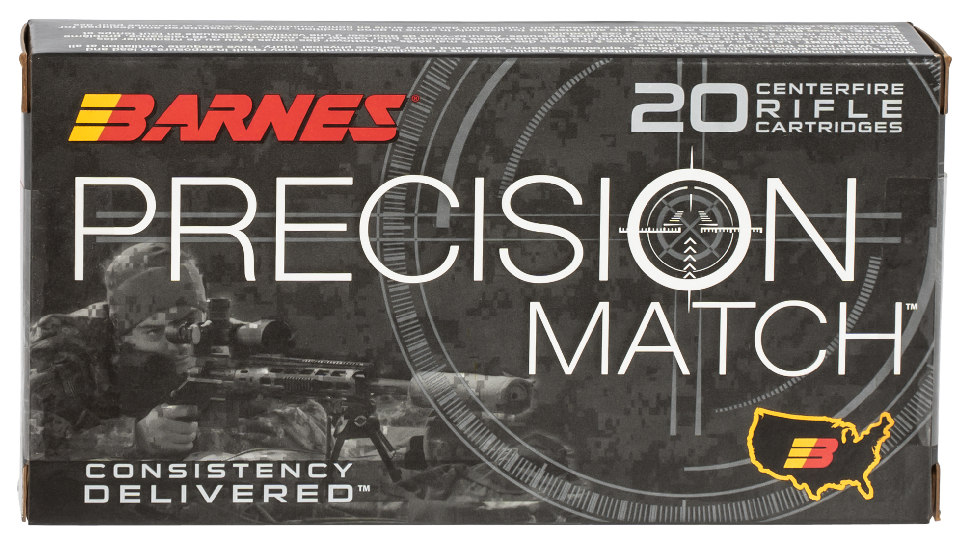 Barnes Bullets 30166 Precision Match  6.5Creedmoor 140gr Open Tip Match Boat Tail 20 Per Box/10 Case
