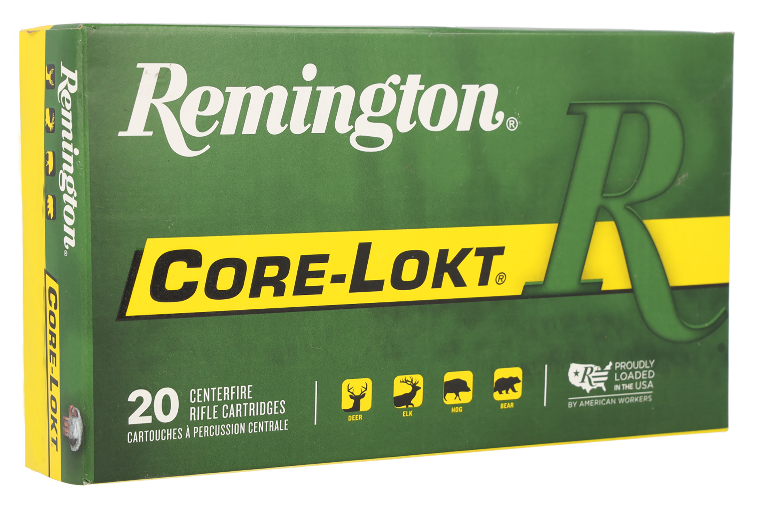 Remington Ammunition 20055 Core-Lokt  7PRC 175gr Pointed Soft Point 20 Per Box/10 Case