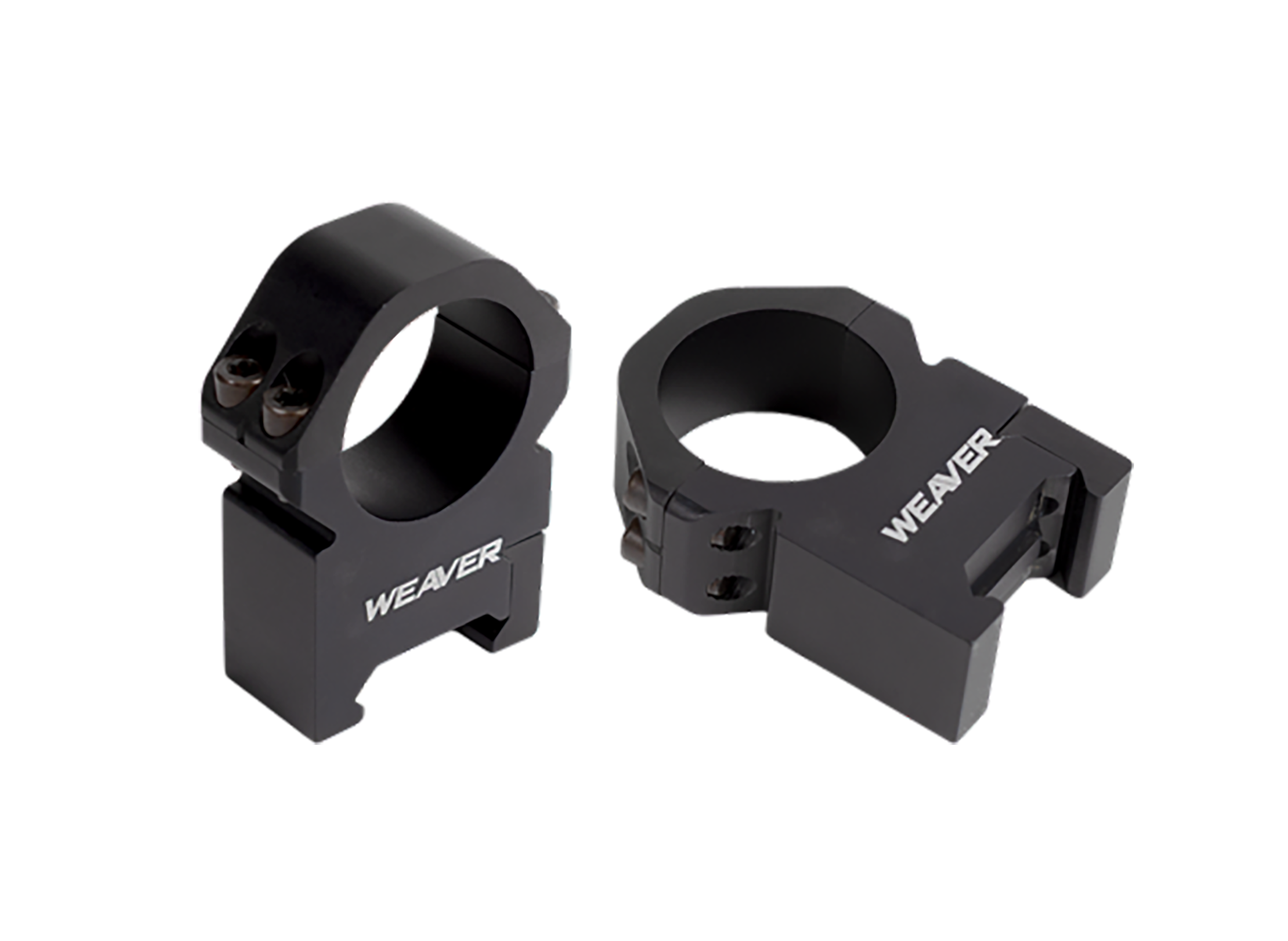 Weaver Mounts 48381 Precision  Black Aluminum 1" Tube Medium