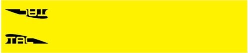 TAC VANES STANDARD ARROW WRAP 4.675" YELLOW 13 PACK<