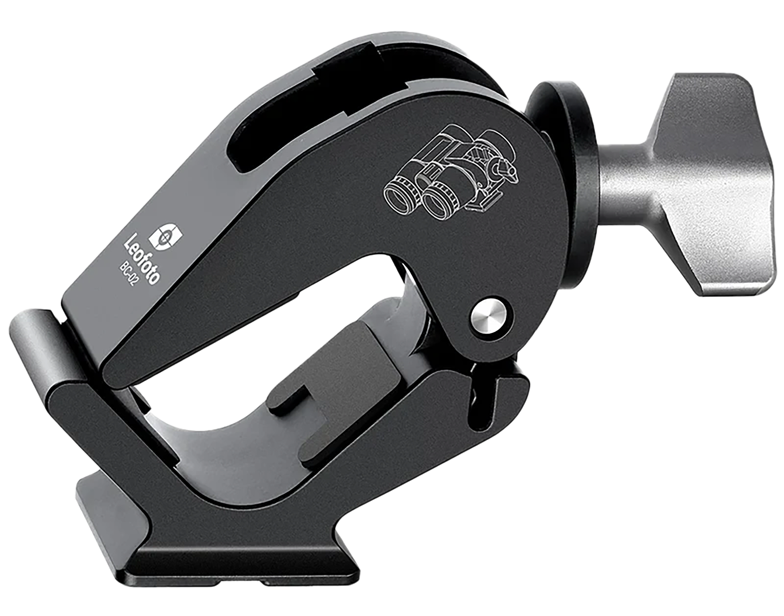 Leofoto Usa BC-02 BC-02 Binocular Adapter Dovetail Mount Black