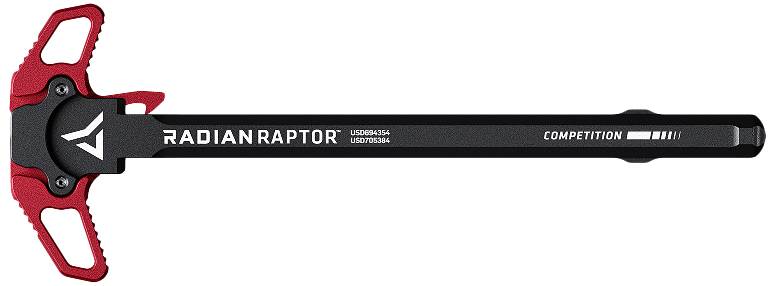 Radian Weapons R0232 Raptor Competition Ambi Charging Handle, Red, Fits Mil-Spec AR-15 Platform