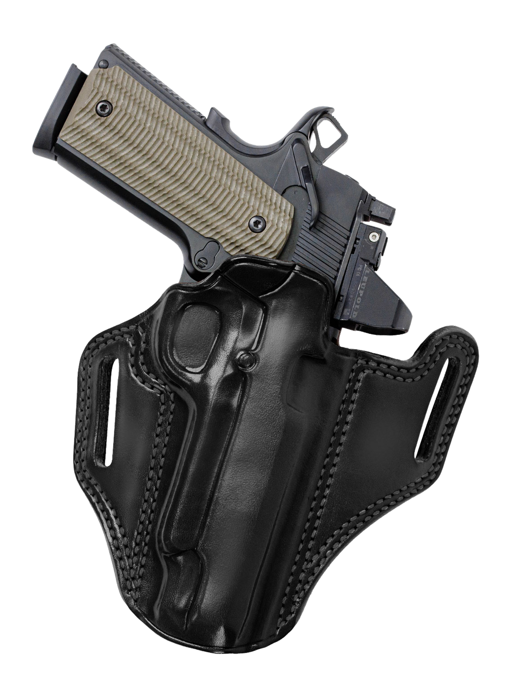 Galco Combat Master 2.0 Belt Holster for 1911 4.25" Leather