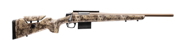 CVA CR4052 Cascade Varmint Hunter 22-250 Rem 10+1 20" Flat Dark Earth Cerakote Threaded Barrel & Receiver w/Picatinny Rail, Krytek Highlander Adj Comb & LOP Synthetic Stock