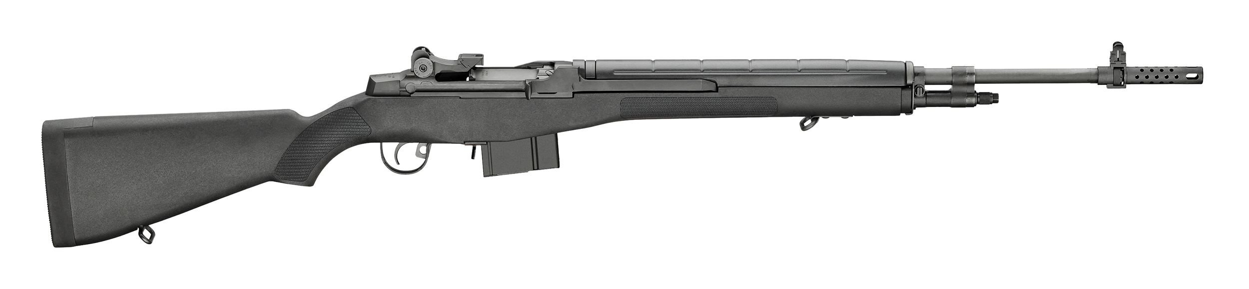 Springfield Armory MA9226CA M1A Loaded *CA Compliant 308 Win/7.62x51mm 10+1 22" Black Parkerized Medium National Match Barrel, Black Parkerized Steel Receiver, Black Synthetic Fixed Stock