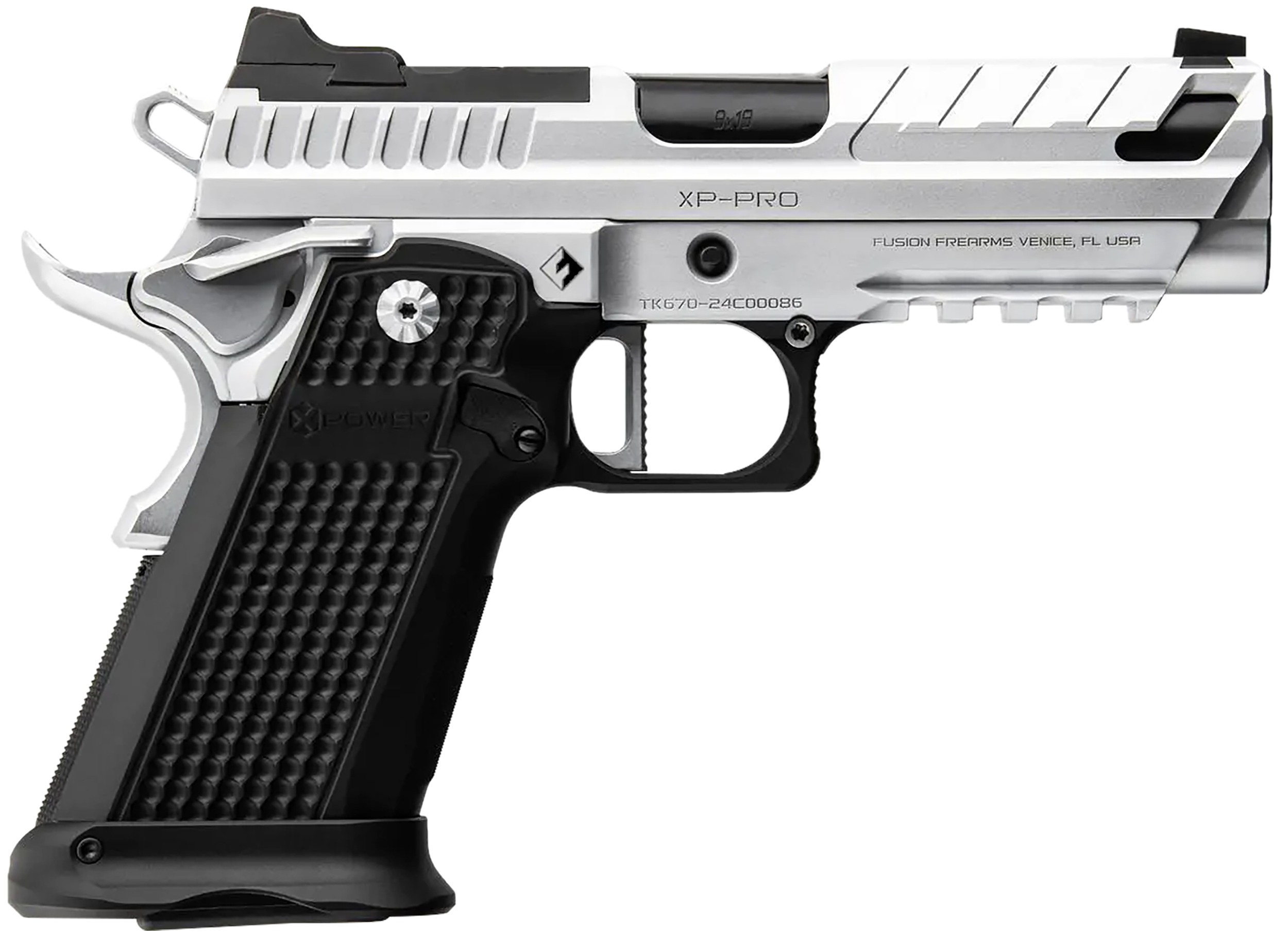 FUSION XP-9-C XP PRO 9MM 4" 17R CHROME