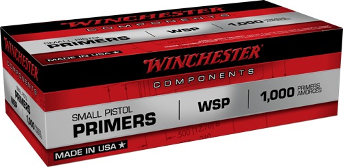 WINCHESTER PRIMERS SMALL PISTOL 5000 PACK CASE
