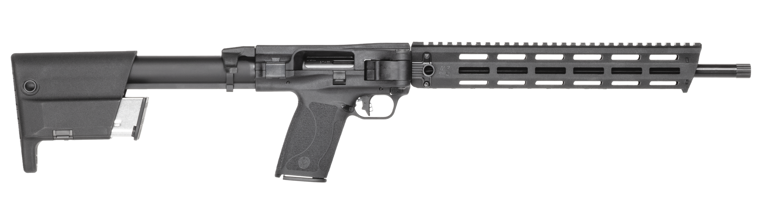 Smith & Wesson 14169 M&P FPC 5.78x28mm 22+1 16.25" Black Threaded Barrel, Black Polymer Receiver w/Picatinny Rail, M-LOK Handguard, Fixed Black Polymer Stock, Black Polymer Grip