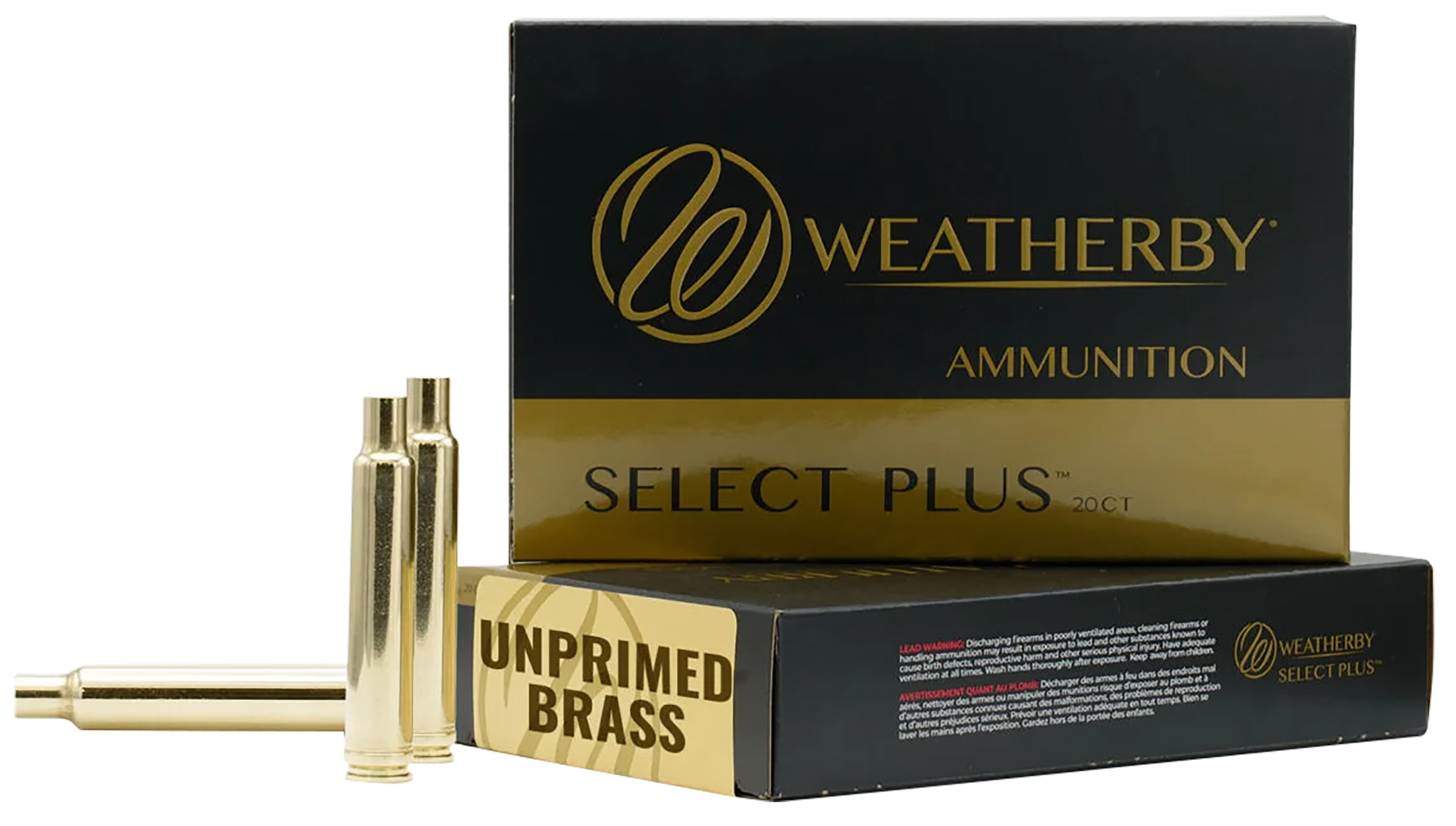 Weatherby BRASS7MM Unprimed Cases  7mmWthbyMag Rifle Brass 20/Box