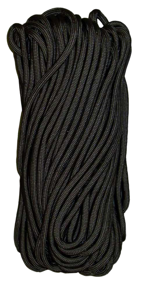 Tacshield 03000 550 Cord Black Paracord 50' Long