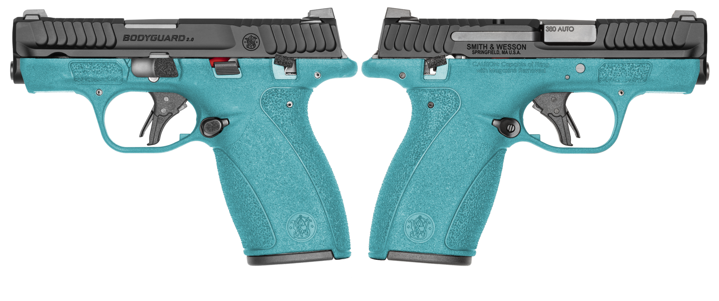 SMITH & WESSON BODYGUARD 2.0 380ACP PISTOL T.S. AZTEC TEAL ORION EXCLUSIVE 1-12RD 1-10RD MAG