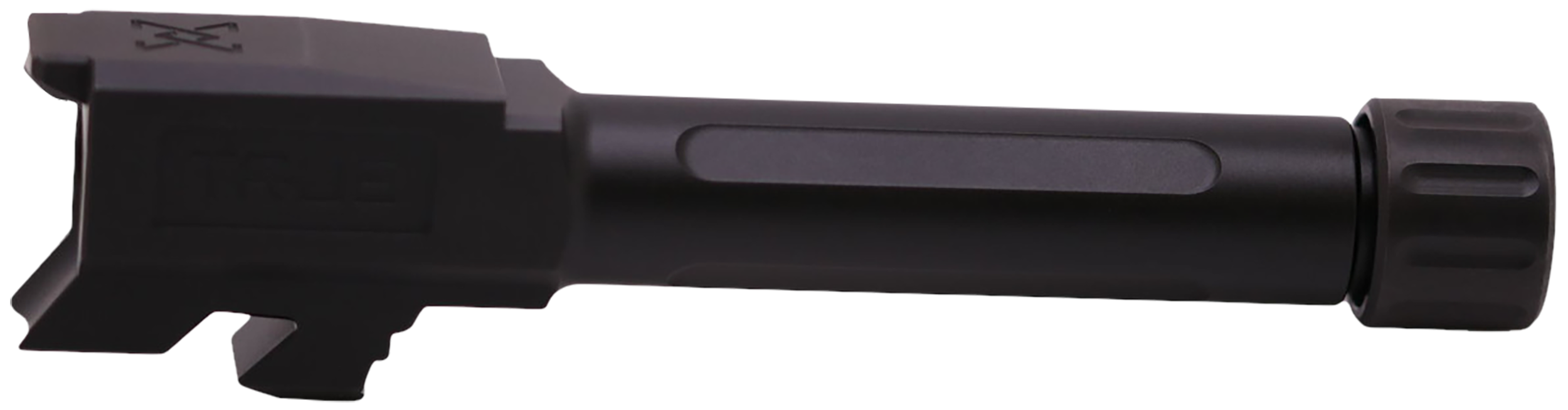 True Precision Inc TPG43BXTBL Glock 9mm Luger 3.90" Threaded Black Nitride Stainless Steel, Fits Glock 43/43X
