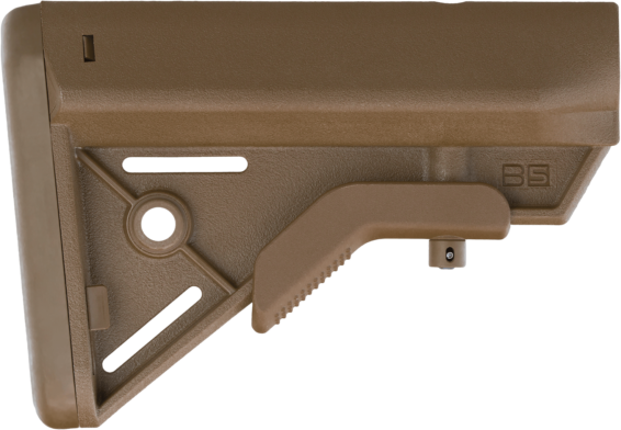 B5 Systems BRV1086 Bravo Coyote Brown Synthetic for AR-Platform with Mil-Spec Receiver Extension (Tube Not Included)