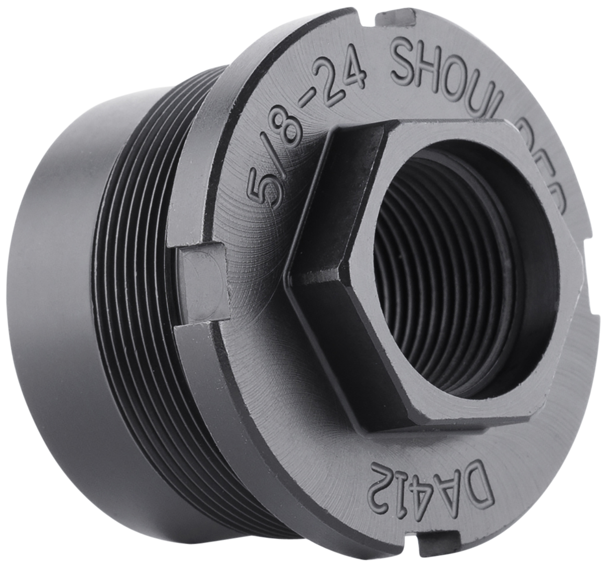 Dead Air DA412 Ghost-M & Pyro Fixed Mount 5/8"-24 tpi Black
