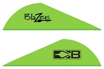 BOHNING BLAZER VANES 2" SOLID NEON GREEN 36PK