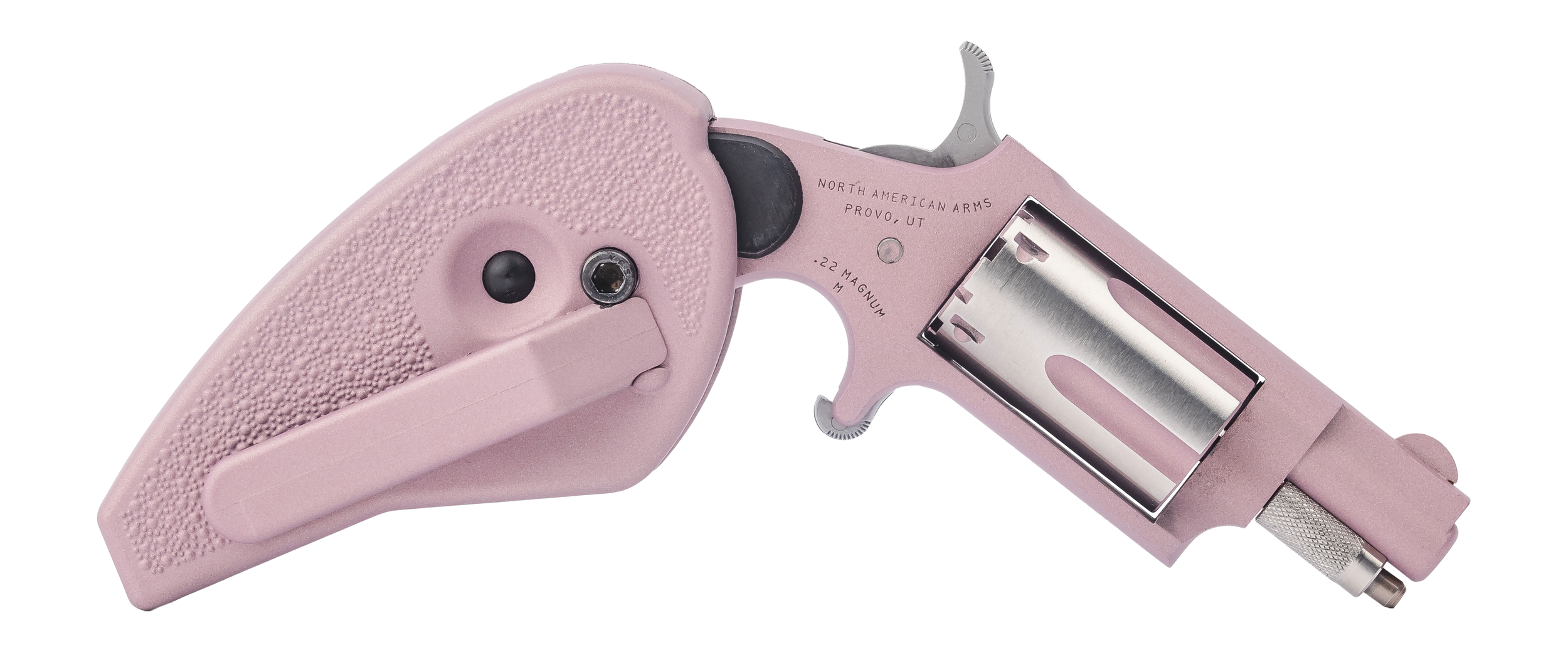 North American Arms Mini Revolver Rose 22 WMR 1.13" 5rd Pink Champagne Revolver