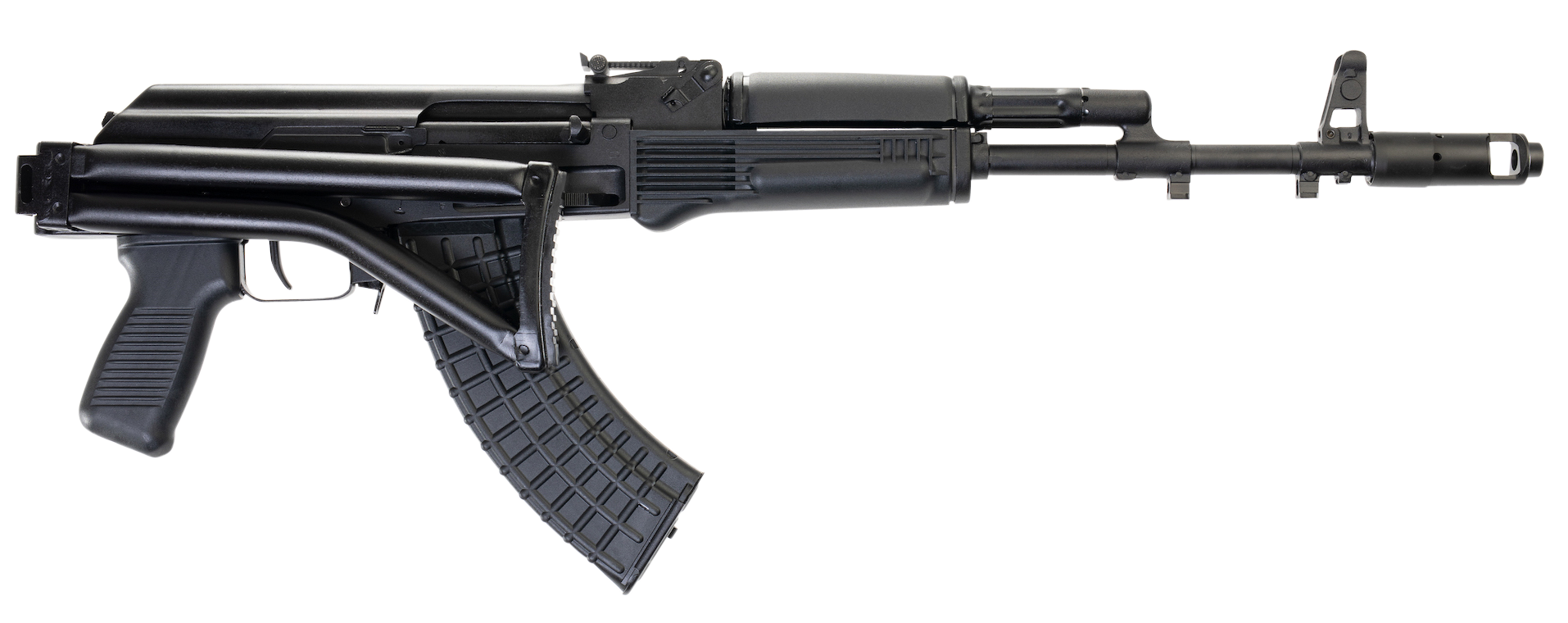 Arsenal SAM7SF-84E SAM7SF 84E 7.62x39mm 10+1 16.33" Black Steel Threaded Barrel, Black Forged & Milled Aluminum Receiver, Black Synthetic Folding Right Side Stock, Black Polymer Grip