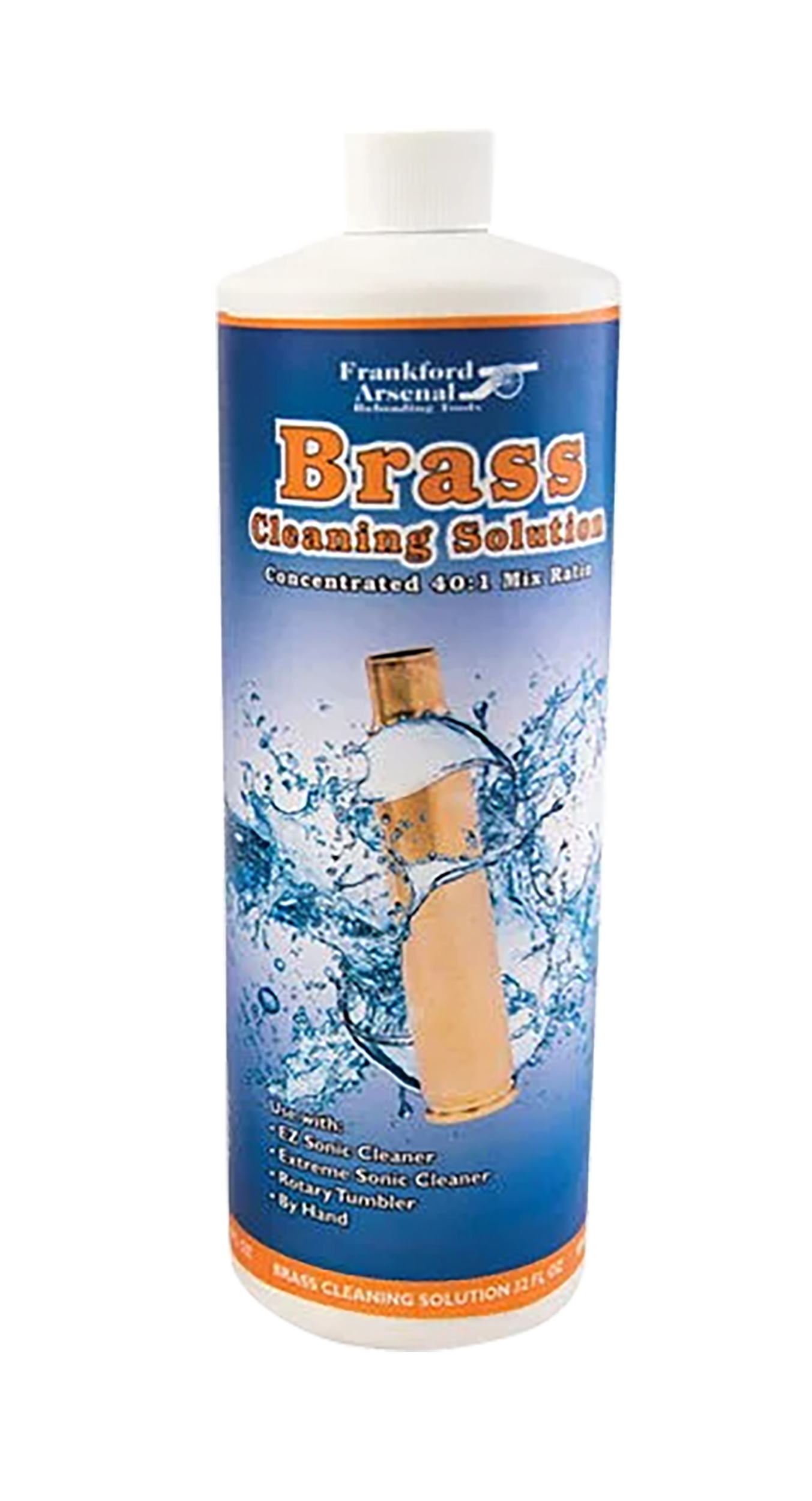 Frankford Arsenal 878787 Ultrasonic Cleaner Brass Cleaner 32 oz Bottle