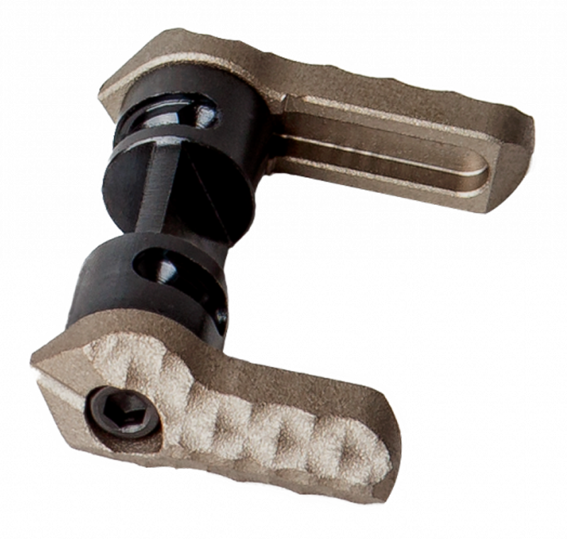 Seekins Precision 0011580006 Safety Selector 60/90 Degree Flat Dark Earth Aluminum Ambidextrous