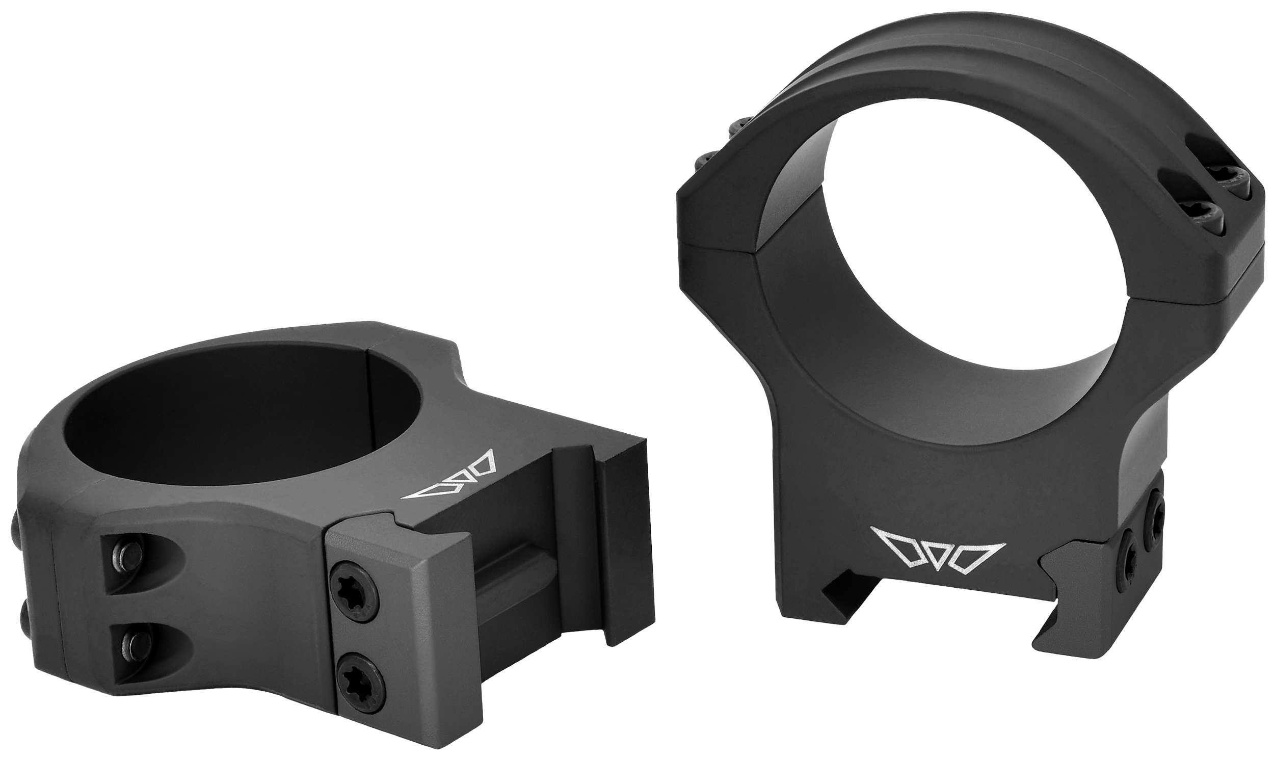 Warne 8522M HyperLite  Matte Black MagnaFusion Alloy 34mm Tube High Maxima/Weaver/Picatinny